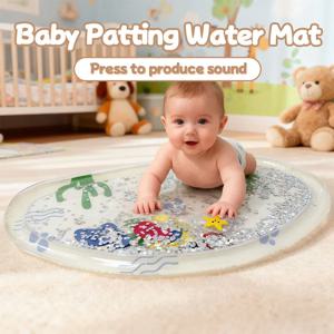 유아 및 어린이를 위한 PVC 물놀이 매트, 조기 교육용, 누르면 소리 나는 배 위 놀이 매트