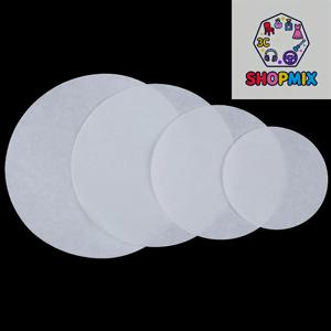 100개 실험실용 원형 정성 필터 종이 중간 속도 필터 종이