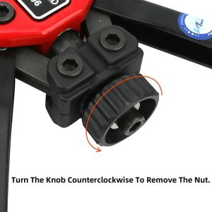 BT-606 리베터 건 공구 나사형 핸드 리벳 너트 건 M3 M4 M5 M6 M8 이중 삽입 수동 이중 핸들 리베터 공구 200개 너트 포함