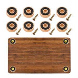 8개의 미끄럼 방지 패드가 있는 알루미늄 합금 다리, 고무 발과 나사 키트가 포함된 가구 의자 캐비닛용 커팅보드 받침대