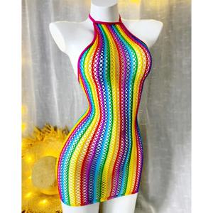 1PC 섹시 여성용 피쉬넷 비키니 커버업, 속이 비치는 바디콘 드레스, 시스루 비치웨어, 여름 여성 수영복 CT010