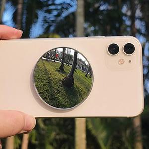 휴대용 셀카 거울 사진 촬영용 휴대용 원형 반사 볼록 거울 브이로그 여행용 액세서리