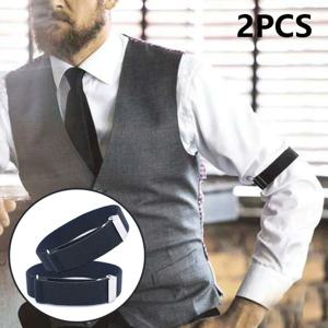 조정 가능한 탄성 팔 밴드 셔츠 슬리브 홀더 여성용 남성용 패션 팔 커프스 밴드 파티 웨딩 의류 액세서리 1 쌍