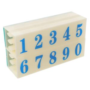 1세트 숫자 고무 스탬프 세트 편안한 그립감 날짜 스탬프 정확한 시리얼 코드 스탬퍼 비즈니스 교실 공예용