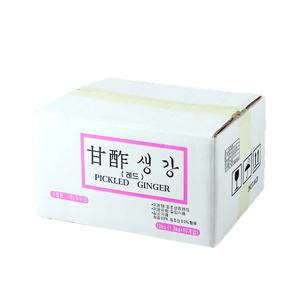 먹판사 맛있는 감초생강레드 1.3kg x 1개 초밥 스시 생강초절임 슬라이스 생강절임