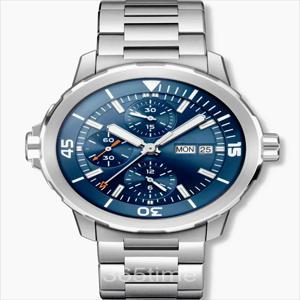 럭셔리 뉴 쿼츠 시계, 스포츠 크로노그래프 기능, 아쿠아타이머 특수 외부 회전 베젤, 그레이 다이얼 손목시계