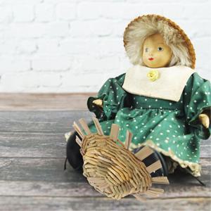 5Pcs 미니 밀짚 모자 밝은 노란색 8-9Cm 공예 파티 장식을위한 짠 미니 솜브레로 모자 열대 멋진 모자 인형 집