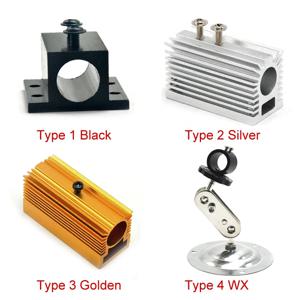 레이저 모듈 방열판 홀더, 블루, 그린, 레드, IR 레이저 방열판 냉각, 직경 12mm