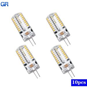 10 개/몫 G4 LED 전구 2W 3W 4W 5W 7W 9W AC DC12V 220V 옥수수 램프 SMD2835 스포트라이트 샹들리에 조명 할로겐 램프 교체