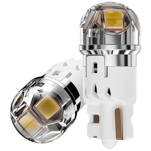 2Pcs 슈퍼 T10 W5W Led 자동차 빛 Nichia 3030 Emc 칩 무극성 램프 전구 자동 돔 번호판 조명 흰색 DC12-50V