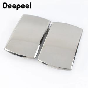 Deepeel 40mm 순수 스테인레스 스틸 벨트 버클 남성용 부드러운 버클 캔버스 벨트 레저 DIY 가죽 공예 청바지 액세서리