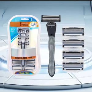 남성용 재사용 가능한 면도기, 5 층 면도기, 수입 면도날, 새로운 디자인