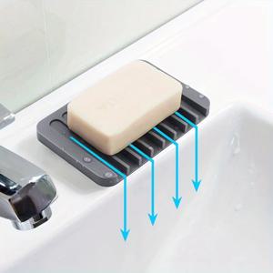 1 팩 무료 펀치 비누 상자 실리콘 배수 비누 홀더 크리 에이 티브 주방 욕실 수조 미끄럼 방지 선반
