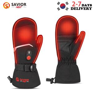 구세주 열 겨울 장갑 스키 가열 장갑 남성 여성을위한 충전식 Eelctric 배터리 따뜻한 가열 야외 스포츠 장갑 유지