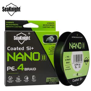 SeaKnight 브랜드 NANOII 300M 땋은 낚싯줄 4 가닥 PE 라인 담수/해수 2024 신규