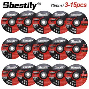 3-15pcs 3 인치 금속 커팅 휠 미니 커팅 디스크 수지 원형 톱 블레이드 금속 스테인레스 스틸 목재 강철 절단