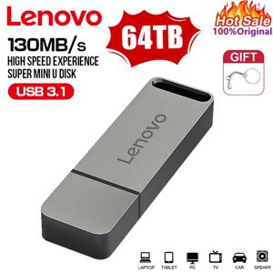Lenovo Metal 64TB U 디스크 플래시 드라이브 USB 3.0 고속 파일 전송 16TB 8TB 초대형 용량 방수 기계식 스타일