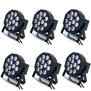LED 파 12x18W RGBWA UV 핫 라이트, 6 인 1 LED DJ 워시 라이트, 무대 조명, DJ 파티 디스코, 12x12W, 7x12W, 7x18W RGBWA UV, 6 개