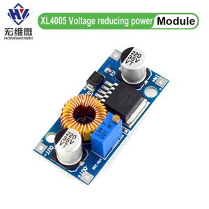 XL4005 DSN5000 LM2596 너머 DC-DC 최대 5A 고전류 조정 가능한 스텝다운 전원 모듈 높은 변환 효율 고전력