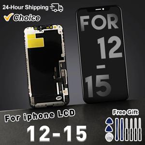 iPhone 12 Pro Max LCD 용 선택 OLED 14 Plus 디스플레이 용 3D 터치 스크린 디지타이저 13 Pro MAX 12 미니 디스플레이 13 미니 LCD