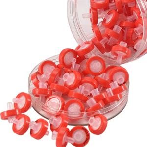 ABFM-100 PCS 주사기 필터 PTFE, 주사기 실험실 필터 멤브레인 직경, 0.22Μm 기공 크기, HPLC