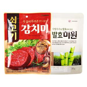 대상 쇠고기 감치미 100g + 발효미원 50g 세트