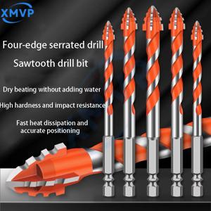 4면 톱니형 드릴, 편심 드릴 비트, 고경도 타일 및 콘크리트 드릴링 초경질 전기 드릴 건식 드릴링