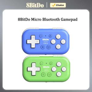 스위치, 안드로이드 및 라즈베리 파이용 8BitDo 마이크로 블루투스 게임패드 미니 게임 컨트롤러, 키보드 모드 지원