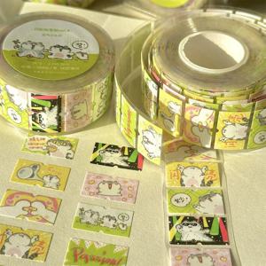 200pcs/롤 어린이를위한 투명 귀여운 고양이 스티커 재미 있은 동물 MEME 데칼 방수 장식 Scrapbooking 전화 케이스