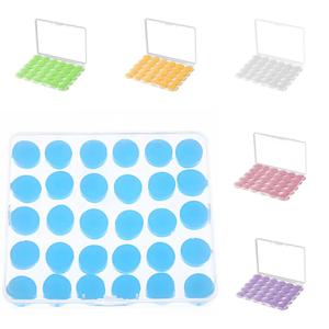 재사용 가능한 실리콘 귀마개 30개 - 소음 감소 |   수면 수영 학습 비행용 유연한 귀마개