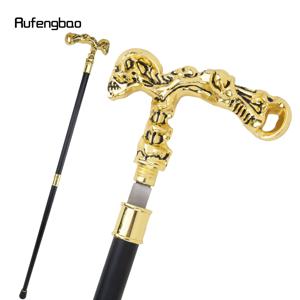 골든 스컬 워킹 스틱 26cm 숨겨진 검 포함 자기 방어용 패션 지팡이 검 코스프레 크로시어 뱀파이어 스틱 93cm