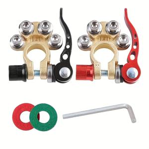 5/10 조각 자동차 배터리 빠른 연결 해제 터미널 자동차 배터리 커넥터 키트 차량용 범용 배터리 케이블 어댑터 Suv 트럭