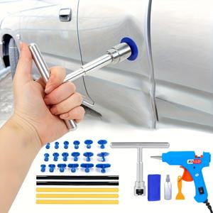 자동차 덴트 수리 도구 자동차 바디 부품 기계 시트 금속 페인트가없는 덴트 제거 풀러 키트 핸드 툴 키트 세트