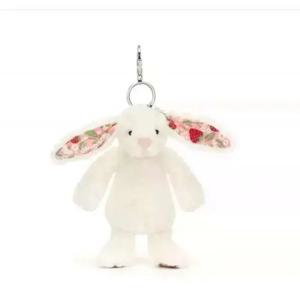 JEiY와 CAT 귀여운 토끼 인형 키체인 보니 토끼 만화 인형 가방 펜던트 봉제 인형 선물 재미있는 봉제 인형 키체인
