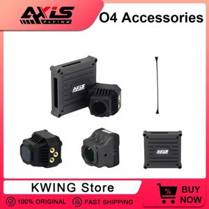 Axisflying은 DJI O4 Lite 에어 유닛 케이스 렌즈 이미지 전송 열 방출 DJI O4 Drone FPV용 알루미늄 부품에 적응합니다.