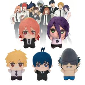 12CM 귀여운 애니메이션 체인소우 빔 플러시 토이 코스프레 애니메이션 만화 주변 소품 부드러운 귀여운 피규어 아이돌 펜던트 팬 수집 어린이 선물