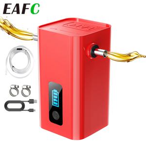 EAFC 60W 자동차 오일 펌프 오일 이송 펌프 내장 배터리 엔진 유체 흡입 교체 연료 펌프 자동차 오토바이용