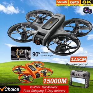 2026년 신제품 오리지널 드론 8K WIFI GPS 전문가용 HD 항공 촬영 원격 조종 항공기 HD 듀얼 카메라 쿼드콥터 장난감 UAV