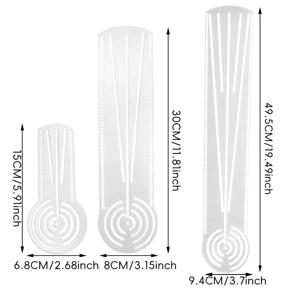 만다라 페인팅 자, 간단한 기하학적 패턴 애호가를 위한 아트 템플릿 아크릴 도구 자, 간단한 디자인과 창의적인 개념