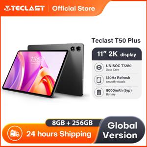 테클라스트 T50 플러스 태블릿 11인치 2K 120Hz UNISOC T620 8GB +256GB 8000mAh 배터리 8MP+13MP 카메라 듀얼심 4G LTE 안드로이드 15 태블릿