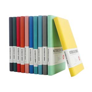 A5/B5 두꺼운 노트, 4가지 유형 내부 페이지, 132매/책, PU 방수 커버 일기 일정표 사무실 학생 일기