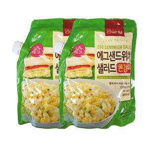 쉐프엠 에그샌드위치 샐러드 콘감자 1kg 2개