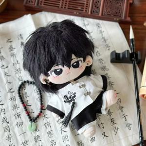 20cm 면 인형 옷 고대 중국 스타일 네 가지 큰 짐승 정장 비 속성 카와이 인형 복장 Collectible Figures