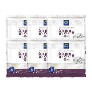 면사랑 칡냉면용 육수(냉동)(340g X 5개) 1700g 6개