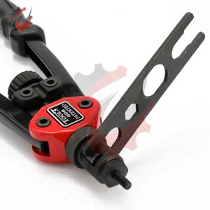 M3-M12 전문 리벳 너트 공구 핸드 리벳 너트 건 키트 리베터 (미터법 및 인치 맨드렐 포함) 리벳 너트 나사산 리베터 공구