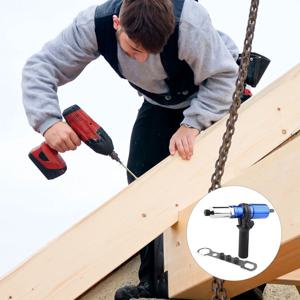 1세트 전동 리벳 어댑터, 헤비 듀티 코어풀링 리벳 조인트 컨버터(리베터 머신용), 퀵 릴리스, 고강도