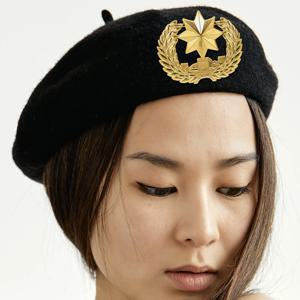 금색 팔각형 별 모양 모자 배지 금속 아연 합금 보안 유니폼 액세서리 DIY 라펠 핀 우아한 전문 배지 핀