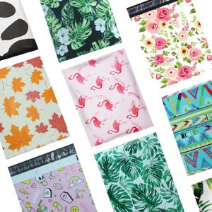 자체 밀봉 인쇄 폴리 우편물 포장 봉투, 택배 보관 가방, 의류 포장 가방, 10x13 인치, 25x33cm, 10 개