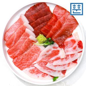 [훈훈수산] 북방 참다랑어 참치회 혼마구로 뱃살 속살 슬라이스
