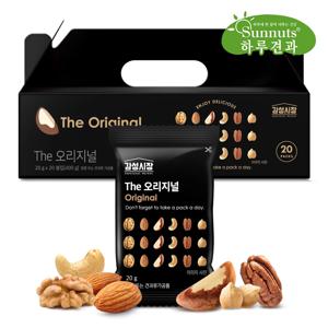 [5+1][하루견과] 감성시장 The오리지널 20입 선물세트